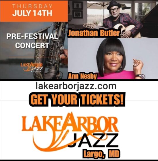 with Ann Nesby at Lake Arbor Jazz Festival Event